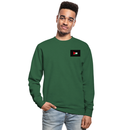 Sweat-shirt Unisex Palestine - vert foncé