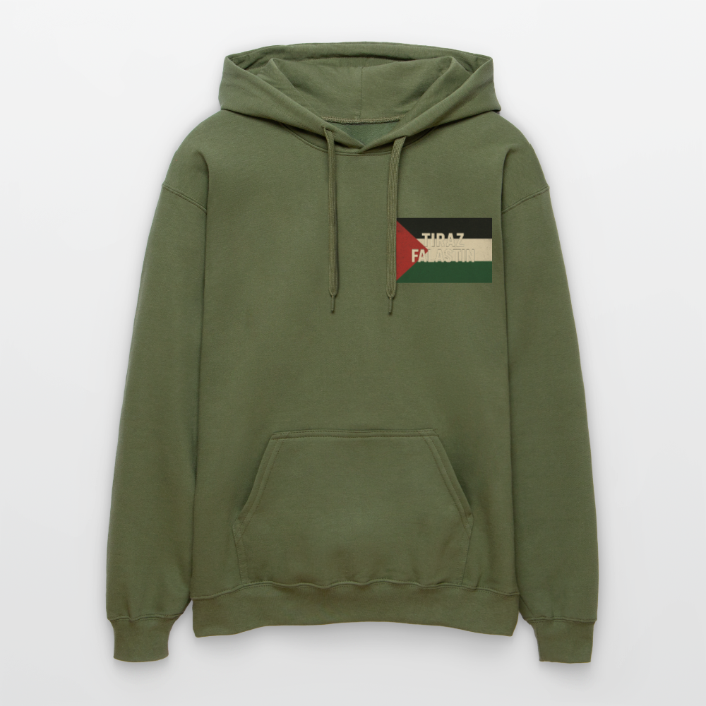 Sweat à capuche Softstyle® Gildan Unisexe - vert militaire