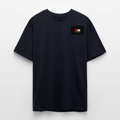 T-shirt oversize épais - bleu marine