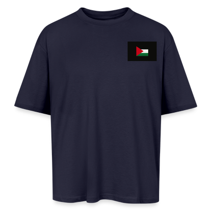 T-shirt oversize unisexe Palestine - marine