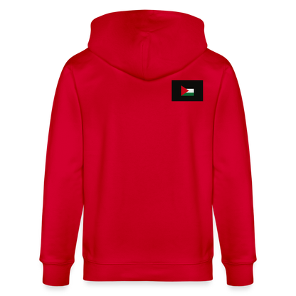 Veste à capuche bio CULTIVATOR Stanley/Stella Unisexe Palestine - rouge