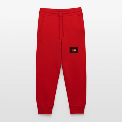 Pantalon de jogging bio décontracté fabriqué en UE palestine - rouge