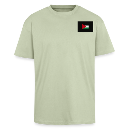 T-shirt oversize épais - vert sauge léger 