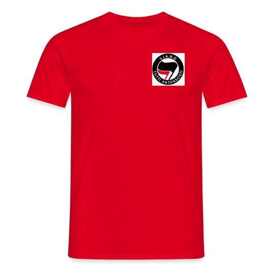 T-shirt antifa - rouge