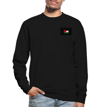 Sweat-shirt Unisex Palestine - noir