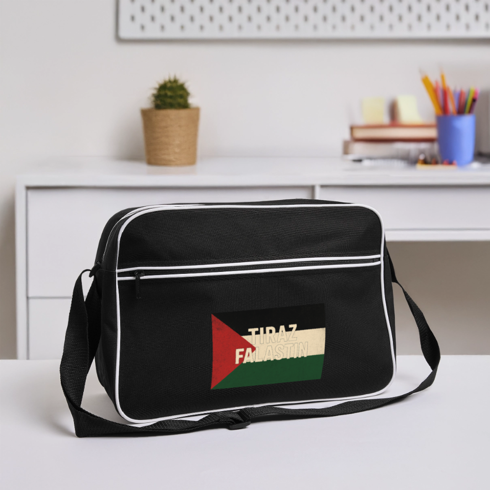 Sac Retro Palestine - noir/blanc