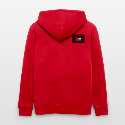Veste à capuche bio CULTIVATOR Stanley/Stella Unisexe Palestine - rouge