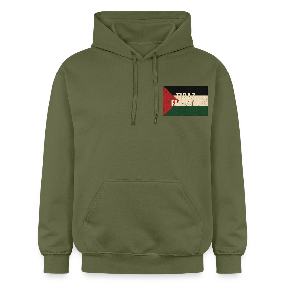 Sweat à capuche Softstyle® Gildan Unisexe - vert militaire