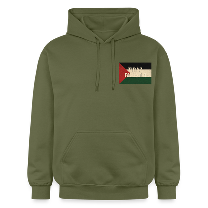 Sweat à capuche Softstyle® Gildan Unisexe - vert militaire