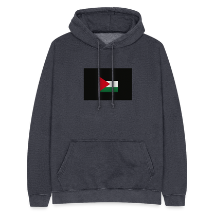 Sweat-shirt à capuche vintage unisexe Palestine - bleu marine vintage