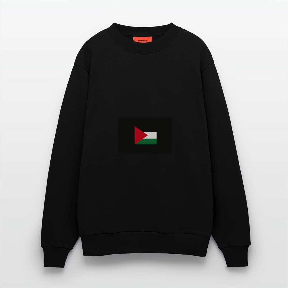 Sweat bio décontracté fabriqué en UE palestine - SOLID BLACK