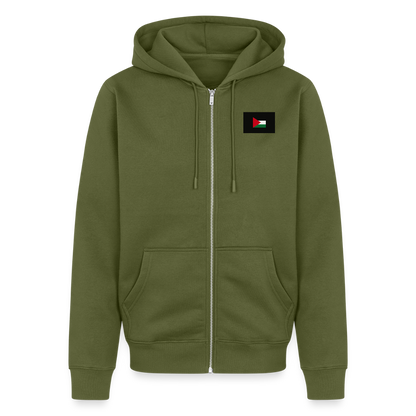 Veste à capuche Premium Homme Palestine - kaki