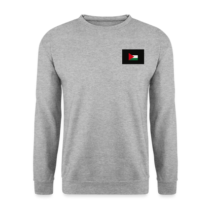 Sweat-shirt Unisex Palestine - gris chiné