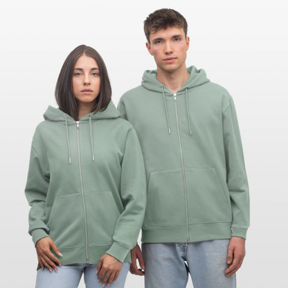 Veste à capuche bio CULTIVATOR Stanley/Stella Unisexe Palestine - vert de gris clair