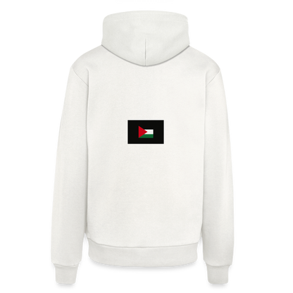 Sweat à capuche bio décontracté fabriqué en UE palestine - OFF WHITE