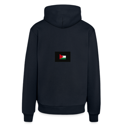Sweat à capuche bio décontracté fabriqué en UE palestine - DARK NAVY