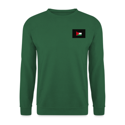 Sweat-shirt Unisex Palestine - vert foncé