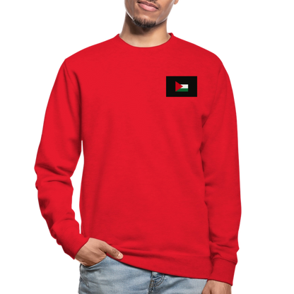Sweat-shirt Unisex Palestine - rouge
