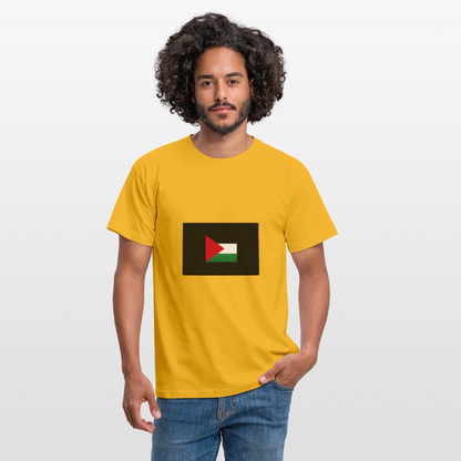 T-shirt Homme Palestine - jaune