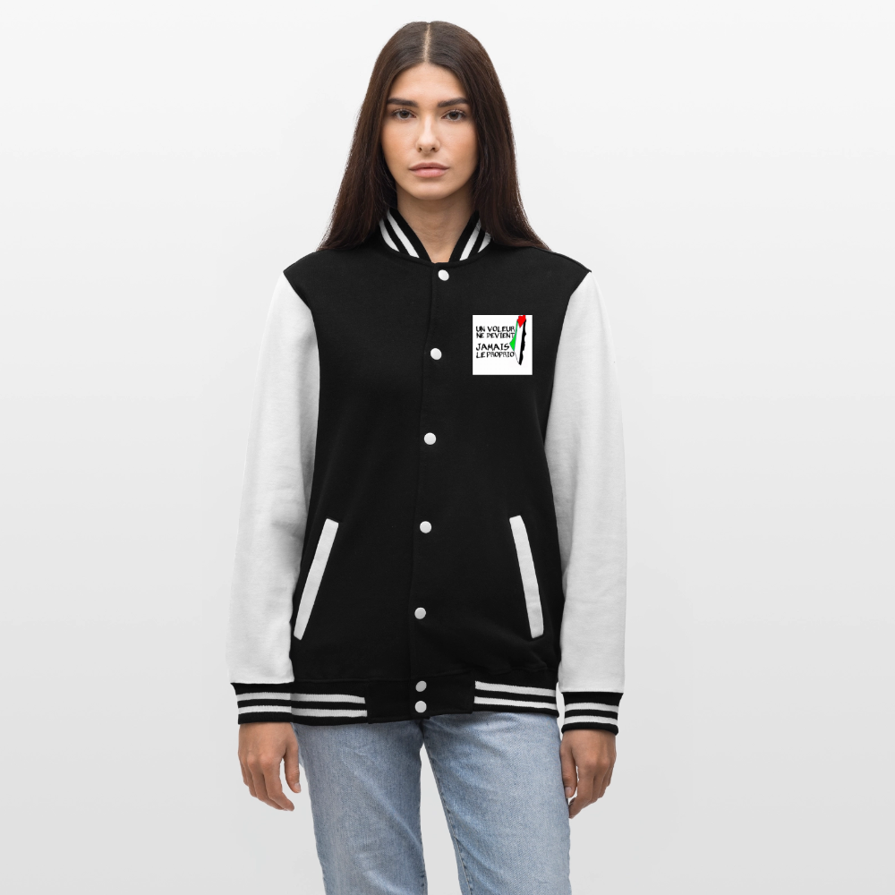 Veste Teddy🇵🇸🇵🇸 - noir/blanc