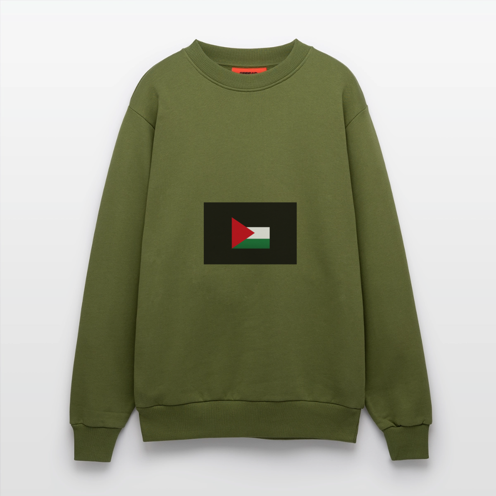 Sweat bio décontracté fabriqué en UE palestine - MOSS GREEN