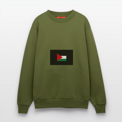 Sweat bio décontracté fabriqué en UE palestine - MOSS GREEN
