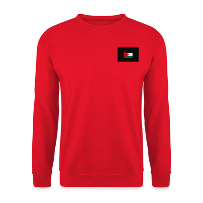 Sweat-shirt Unisex Palestine - rouge