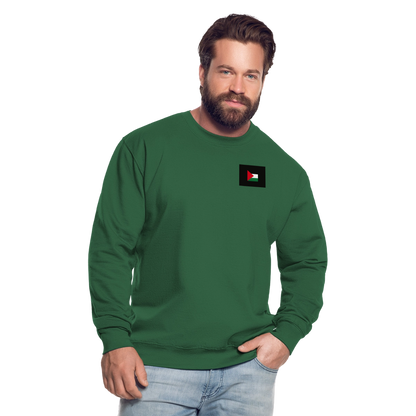 Sweat-shirt Unisex Palestine - vert foncé