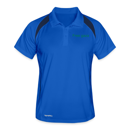 Men's Polo breathable Palestine - royal/navy