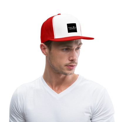 Trucker Cap - blanc/rouge