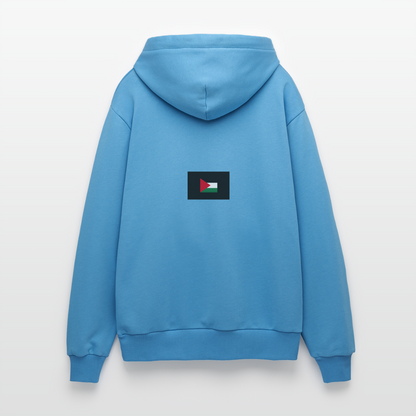 Sweat à capuche bio décontracté fabriqué en UE palestine -  Sol Blue