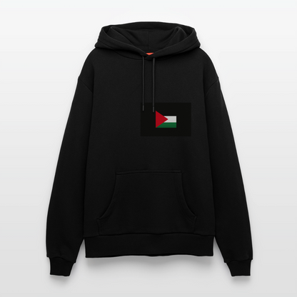 Sweat à capuche bio décontracté fabriqué en UE palestine - SOLID BLACK