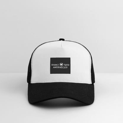 Trucker Cap - blanc/noir