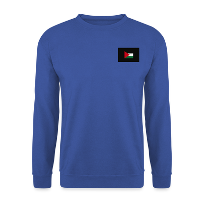 Sweat-shirt Unisex Palestine - bleu royal