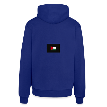 Sweat à capuche bio décontracté fabriqué en UE palestine - Iconic Blue
