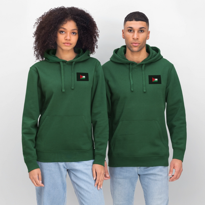 Sweat à capuche bio DRUMMER Stanley/Stella Unisexe Palestine - vert bouteille