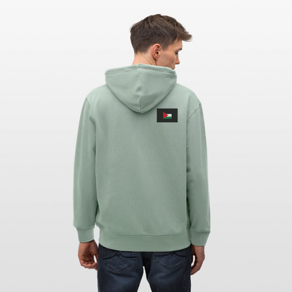 Veste à capuche bio CULTIVATOR Stanley/Stella Unisexe Palestine - vert de gris clair