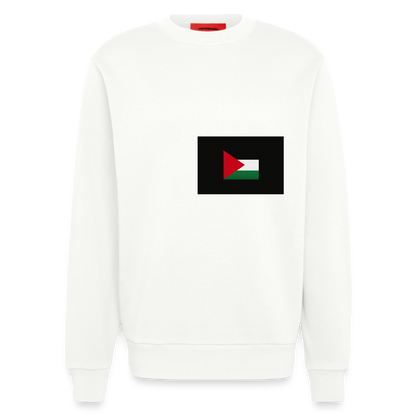 Sweat bio épais oversize fabriqué en UE palestine - OFF WHITE