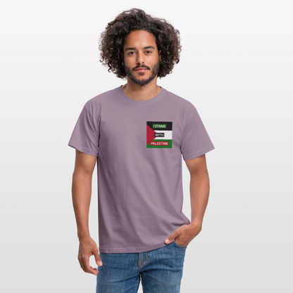 Men's T-Shirt Palestine - purple-grey 