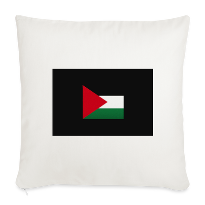 Coussin et housse de 45 x 45 cm - blanc nature