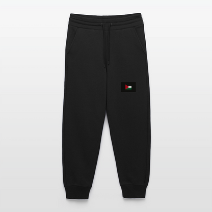 Pantalon de jogging bio décontracté fabriqué en UE palestine - SOLID BLACK