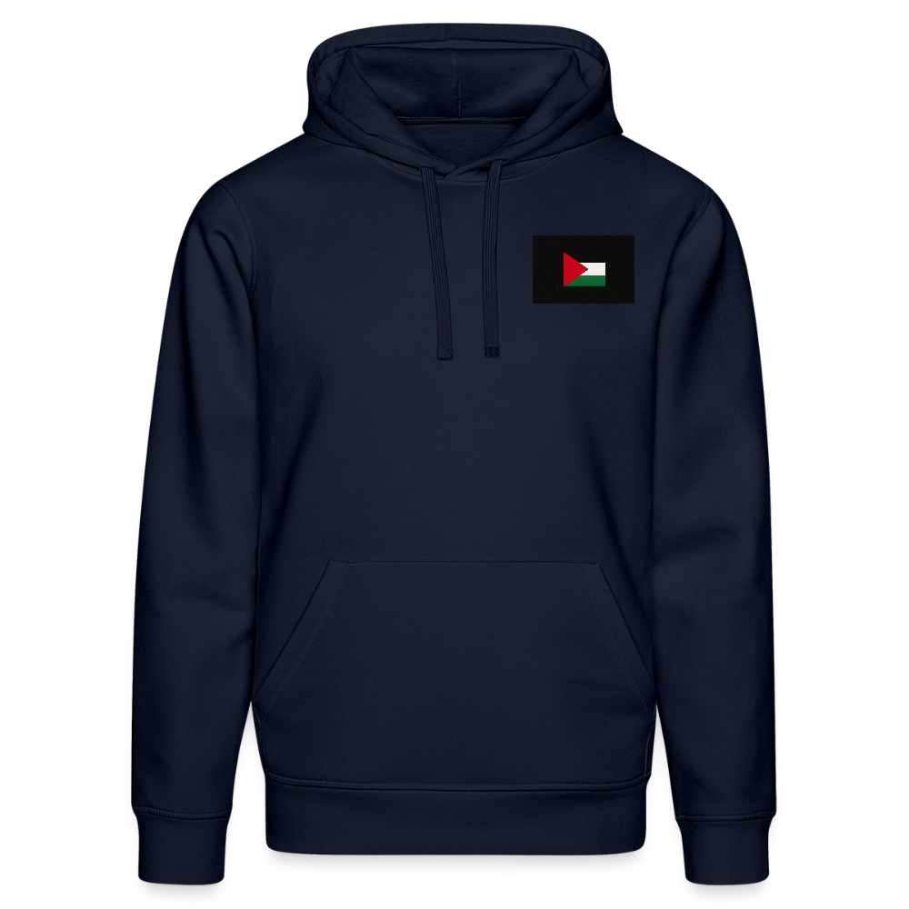 Sweat à capuche bio DRUMMER Stanley/Stella Unisexe Palestine - bleu marine