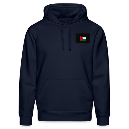 Sweat à capuche bio DRUMMER Stanley/Stella Unisexe Palestine - bleu marine