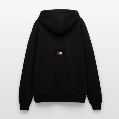 Sweat à capuche bio décontracté fabriqué en UE palestine - SOLID BLACK