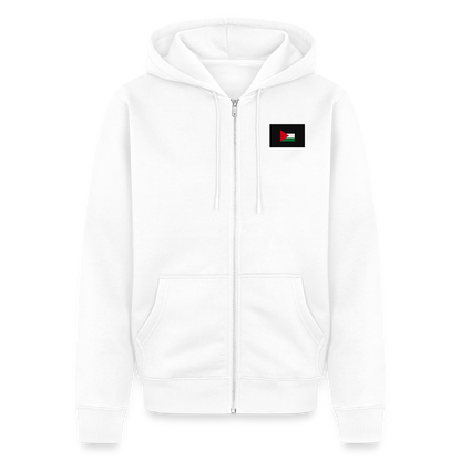 Veste à capuche Premium Homme Palestine - blanc