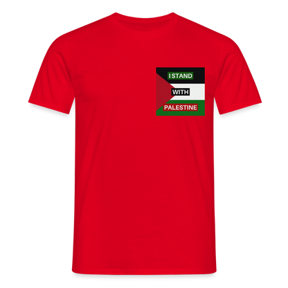 Men's T-Shirt Palestine - red