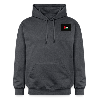 Sweat à capuche Softstyle® Gildan Unisexe Palestine - gris foncé chiné
