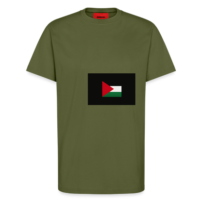 T-shirt bio décontracté fabriqué en UE palestine - MOSS GREEN