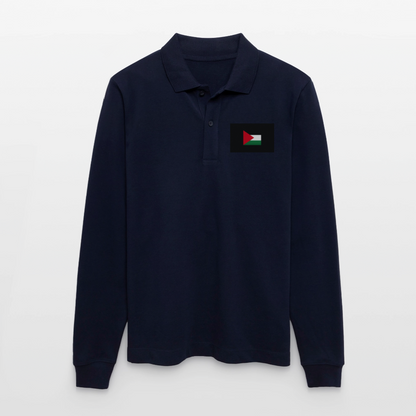 Polo à manches longues bio PREPSTER Stanley/Stella Unisexe Palestine - bleu marine