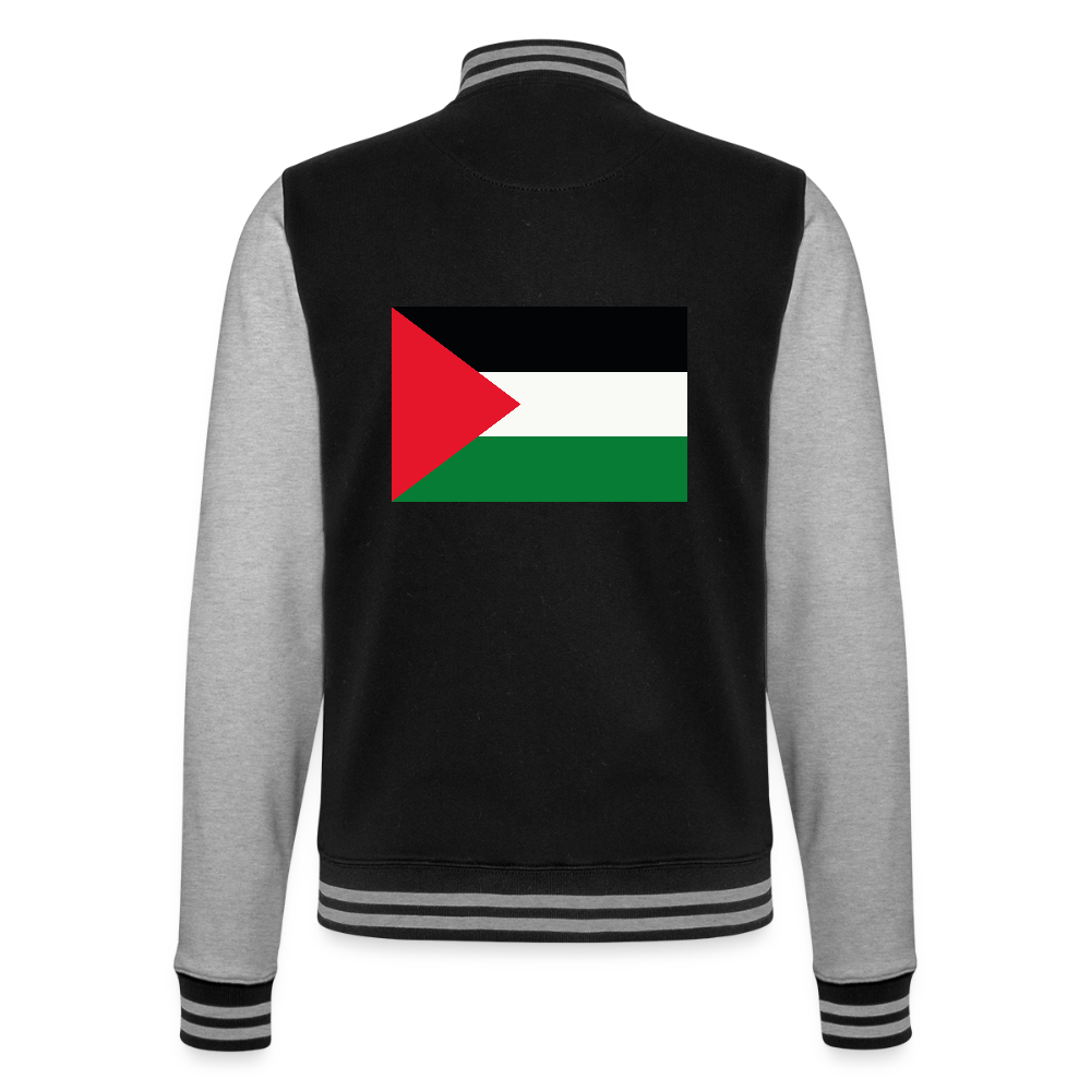 Veste Teddy - noir/gris chiné